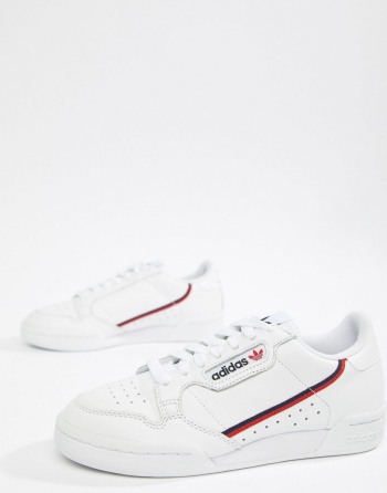 adidas Originals Continental 80's Bijele Tamnoplave - Ženske Tenisice | 68243OXBS